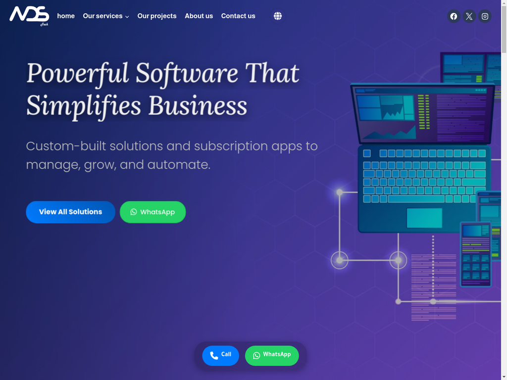 مشروع خدمات تقنية