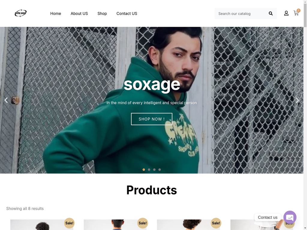 مشروع متجر جوارب